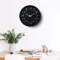 Math Equations Art Wall Clock.