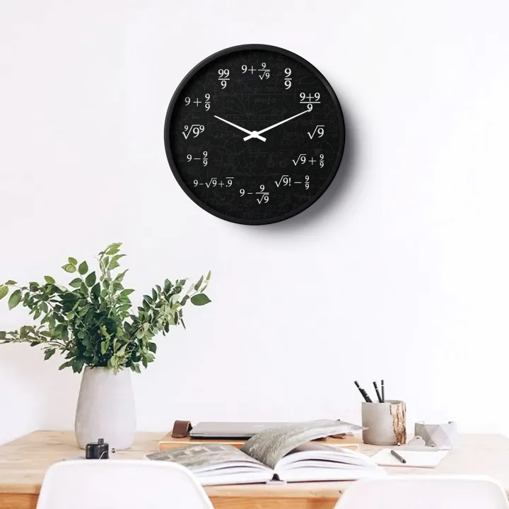 Math%20Equations%20Art%20Wall%20Clock%20-%20Image%202