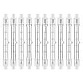 R7S Halogen Light Bulb 118 mm 200 W 230 V Pack of 10 Halogen Rod Lamp.