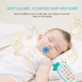 HelloKimi Baby Cell Phone Toy for Learning and Play Early Education Telephone with Silicone Cover Music Lights for 0-1 Year Old Kids with lanyard. 