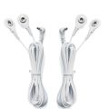 2.5mm 3.5mm mono plug to 3.5mm Snap Tens Lead Wire for Tens EMS electrode leads.