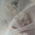 chiffon embroidery gauze curtain curtain wedding dress fabric wholesale cotton sand floral towel embroidery mesh lace. 