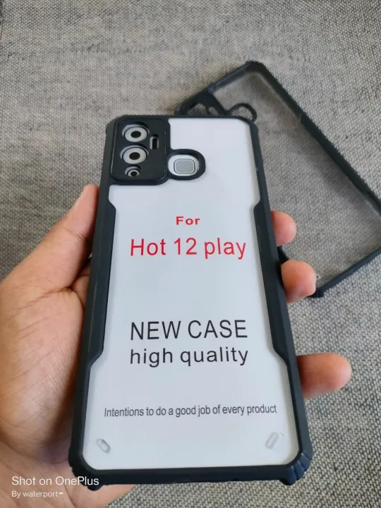 Infinix%20Hot%2012%20Play%20Back%20Cover%20Case%20Xundd%20Fusion%20Airbags%20Bumper%20Shockproof%20Shell%20Camera%20Lens%20Protection%20Back%20Transperant%20Cover%20-%20Image%203