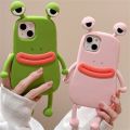 Funny 3D Frog Soft Silicone Phone Case For iPhone 14 13 11 12 Pro Max XS XR X 7 8 Plus SE Cartoon Cute Shockproof Bumper Cover. 