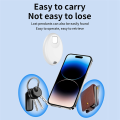 Bluetooth Pet Tracking Locator Smart Anti Loss Prevention Finder Smart Anti-Lost Locator for Find My Anti-Lost Device Creamy White.