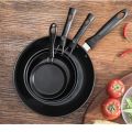 Single Serve Round Egg Frying Pan 12/18/26/30cm Heat Resistant Frying Skillet with Handle Non Toxic Induction Cooker Pans Baking.