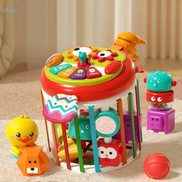 Sensory%20Bin%20Baby%20Toys%20Activity%20Cube%20Shape%20Sorting%20Toy%20for%20Age%201%202%203%20-%20Image%202
