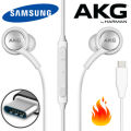 Samsung Galaxy S21 S20 Note 20 Ultra 10 Plus 5G A80 Earphones Samsung EO-IG955 USB-C In-Ear With Microphone Wire Headset For AKG. 