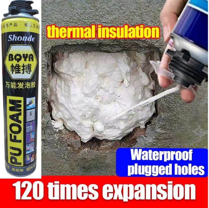 PU Foam Spray 750ml PU Spray Expanding Foam Spray Sealant Expanding Foam Filling Wall Gaps