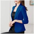 Blue Women’s Blazer - Stylish Slim-Fit Office Wear, Comfortable Fabric, Elegant Design, Perfect for Formal & Casual Looks, Affordable Price - blazer for women blue and black for winter. 