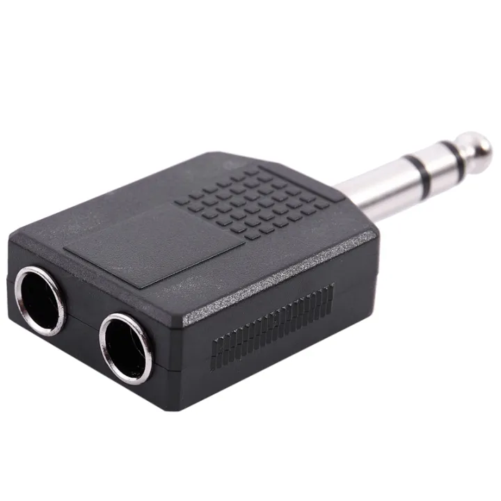 3X%20Mono%206.35mm%20Male%20Plug%20to%20Dual%206.35mm%20Female%20Socket%20Splitter%20Adapter%20Connector%20-%20Image%206