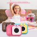 Andoer 1080P Kids Mini Digital Camera 48MP 2.4 Inch IPS Screen Dual Lens with 32GB Memory Card and Card Reader and Desktop Tripod. 