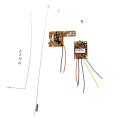 【Fashion】1 Set 4CH Remote Transmitter & Board Antenna for DIY RC Car Robot Remote Control Toy Parts.