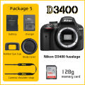 Nikon D3400 DSLR Camera 24.2MP high-definition digital camera with optional 18-55mm Lens. 