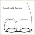 YIMARUILI New Ultra-light TR90 Transparent Retro Round Pure Titanium Decorative Optical Prescription Glasses Frame Men And Women. 