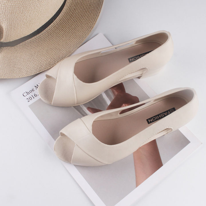 Heli%20shark%20sandals%20women's%20summer%20new%20bag%20heel%20single%20shoes%20fish%20mouth%20block%20heel%20flat%20casual%20wear%20solid%20color%20fashion%20sandals%20-%20Image%207