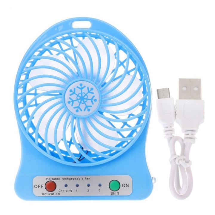 Rechargeable Small Powerful Li-ion Battery Fan Mini USB Fan