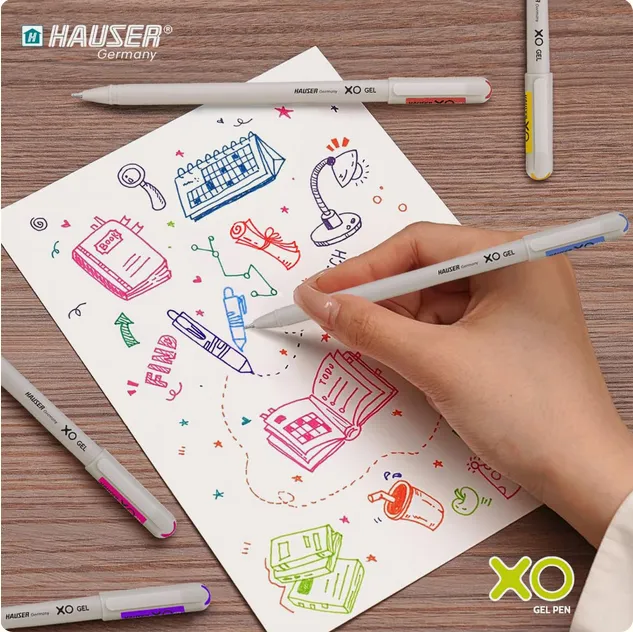 HAUSER%20XO%20Multicolor%20Gel%20Pen%20with%20Hard%20Box%20Case%20%7C%20Pack%20of%2012%20Pens%20-%20Image%203
