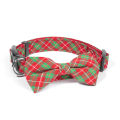 New British style Zibu series cat and dog bow pet leash collar. 