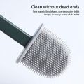 Silicone Toilet Brush with Holder Set. 