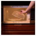 2 Pieces MICROWAVE FOOD COVER / Plate Cover Splatter Guard Non Stick Plastic Clear Dish Lid.