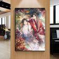 Chinese Anime Heaven Official Blessing Xie Lian Huacheng BL Anime Manga Canvas Posters Painting Wall Art Bedroom Home Decor Gift. 