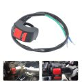 1 Pcs Universal 12V Motorcycle Bike Handle On/Off emergency engine kill switch. 