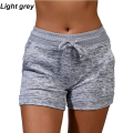Womens Solid Elasticated Waist Shorts Ladies Summer Yoga Gym Fitness Jogging Hot Pants Sweatpants Clothing.