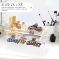 Acrylic Claw Clip Organizer Holder,360Degree Rotating Claw Clip Holder and Storage,Hair Clip Organizer Display for Women. 