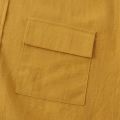 Cotton Linen Solid White Shirts for Men Summer Double Pocket Short Sleeve Casual Shirt Mens Business Holiday Breathable Camisas.
