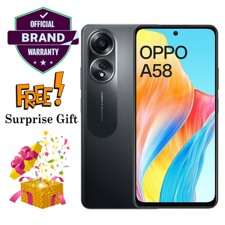 OPPO A58 (6/128GB) Smartphone - Official