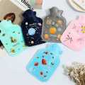 1pc Cute Hot Water Bottle Warm Belly Treasure Cartoon Warmer Filled Mini Hot water Bag (Cotton Cover Outside). 