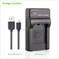 EN-EL10 MH-63 USB Charger for Nikon COOLPIX S5100 S4000 S3000 S700 S600 S570 S520 S500 S230 S220 S210 S203 S200 S80 S60 Camera. 