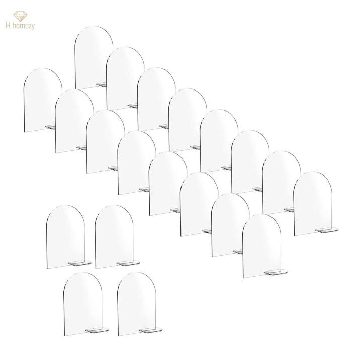 4x6%20inch%20Acrylic%20Signs%20Holder%20with%20Stand%20Menu%20Sign%20Arched%20Round%20Signs%20Place%20Cards%20for%20Weddings%20Food%20Buffet%20Office%20Birthday%20Party%20-%20Image%205