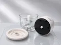 MDHL Brand High Quality Rechargeable Chopper with Super Sharp 6 Blades and 350ml Capacity High Transparent Glass Bowl with Rubber Grip Bottom Suitable for Modern Kitchen Compact Size Portable Kitchen Gadget. 