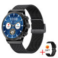Lige AMOLED Smart Watch Men Steel Band Watch For Men Smartwatch Bluetooth Call Full Touch Fitness Bracelet Clock New Business. 