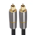 Optic Audio Cable 2M Toslink SPDIF Coaxial Cable for Amplifiers Player Soundbar Cable. 