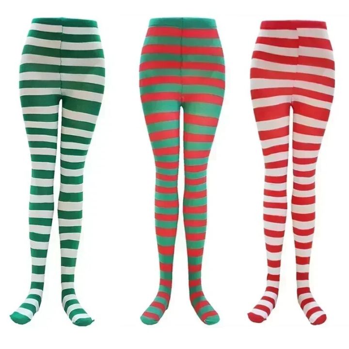 Goth%20Punk%20Women%20Striped%20Pantyhose%20Rainbow%20Long%20Tights%20Christmas%20High%20Waist%20Cosplay%20Stocking%20Elastic%20Slim%20Legging%20Long%20Socks%20-%20Image%206