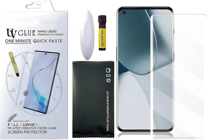 Tecno%20Camon%2040%20Pro%20(A+%20GRADE)%20Premium%20UV%20Tempered%20Glass%20Screen%20Protector%20Curved%20with%20Liquid%20Glue%20and%20UV%20Light%20-Transparent%20Clear%20-%20Image%203
