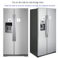Refrigerator Lock, Mini Fridge Lock with Key for Adults, Lock for a Fridge, Cabinet Door(White 2Pack).