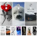 for Huawei Mate 8 Case Cover Huawei Mate8 Case Cartoon Soft back cover Mate 8 Coque Funda Skin shockproof Cat flower. 