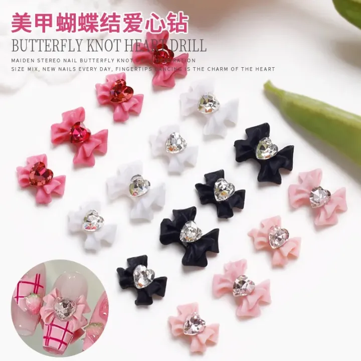 10/20/30Pcs%20Pink%20Ribbon%20Resin%20Bow%20Nail%20Charms%20Mixed%20Style%20bow%20Rhinestone%20Jewelry%20Parts%208-12mm%20Manicure%20Decor%20DIY%20Accessory-Y2K%20-%20Image%202