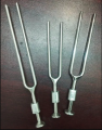 Tuning Fork Set (128Hz, 256Hz and 512Hz). 