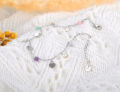 JeeMango Bohemia Pearl Crystal Stone Charm Bracelet Jewelry Stainless Steel Star Heart Bear Bracelets For Women Girls JB22135. 