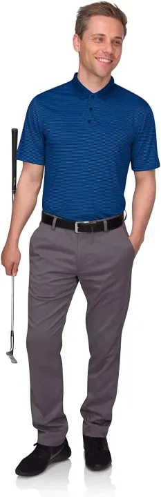 Three%20Sixty%20Six%20Dry%20Fit%20Golf%20Shirts%20-%20Short%20Sleeve%20Mens%20Stripe%20Polo%20Shirt%20Lightweight%20and%20Breathable%20Gym%20Sportswear%20Fitness%20-%20Image%205