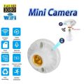HD Bulb Base Wireless IP Camera Lamp Holder Security camera.
