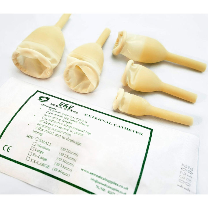 Condom Catheters- 5Set Disposable Condom Catheter