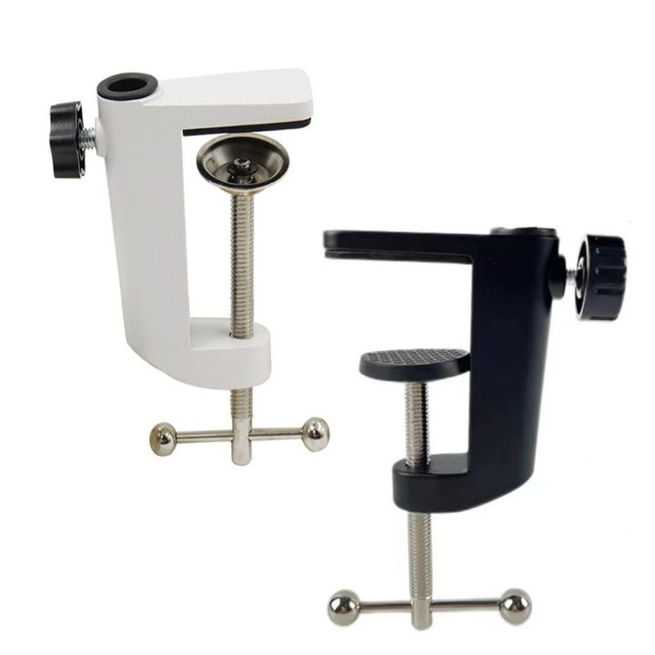 【Eco-friendly】 C Shape Table Mounting Clamp for Microphone Suspension Scissor Arm Stand Holder with Adjustable Screw