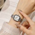 Custom Square Ladies OEM Watches Stainless Steel Bracelet Wholesale Fashion Quartz Watch for Women Without Logo Girl Wrist Watch.
