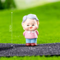 Mini Proposal Grandpa Grandma Figurines Landscape Decoration Car Dashboard Home Ornaments Gift. 